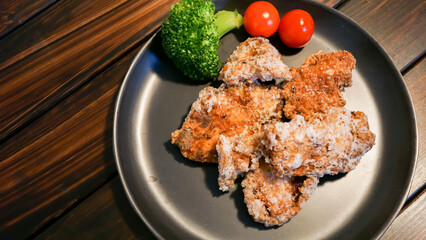 塩麹を使った鶏の唐揚げ