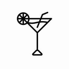 Cocktail Icon Design Vector Logo Template Illustration Sign And Symbol