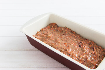 Lenten vegetarian carrot walnut cake homemade preparing