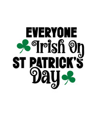 St Patrick's Day SVG Bundle, Lucky SVG, Irish SVG, St Patrick's Day Quotes, Shamrock svg, Clover svg, Cut File Cricut, Silhouette