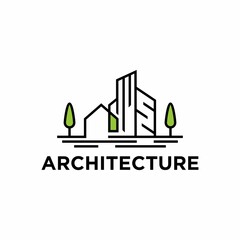 Fototapeta na wymiar Home/House, Real Estate, Building City logo design inspiration