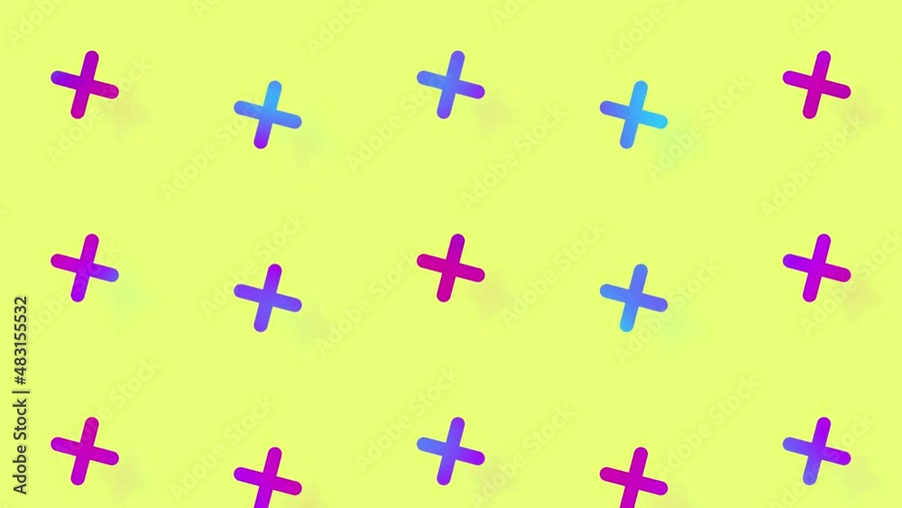 Poster pattern of geometric shapes in vibrant gradient holographic neon colors. retro, memphis 80s 90s styl