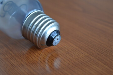 close up of a bulb