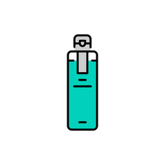 Micellar water color line icon. Pictogram for web page