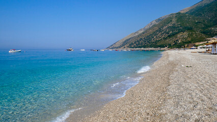 A magnificent beach in southern Albania