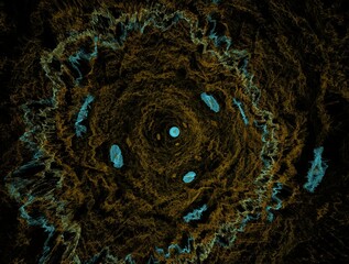 Imaginatory fractal abstract background Image