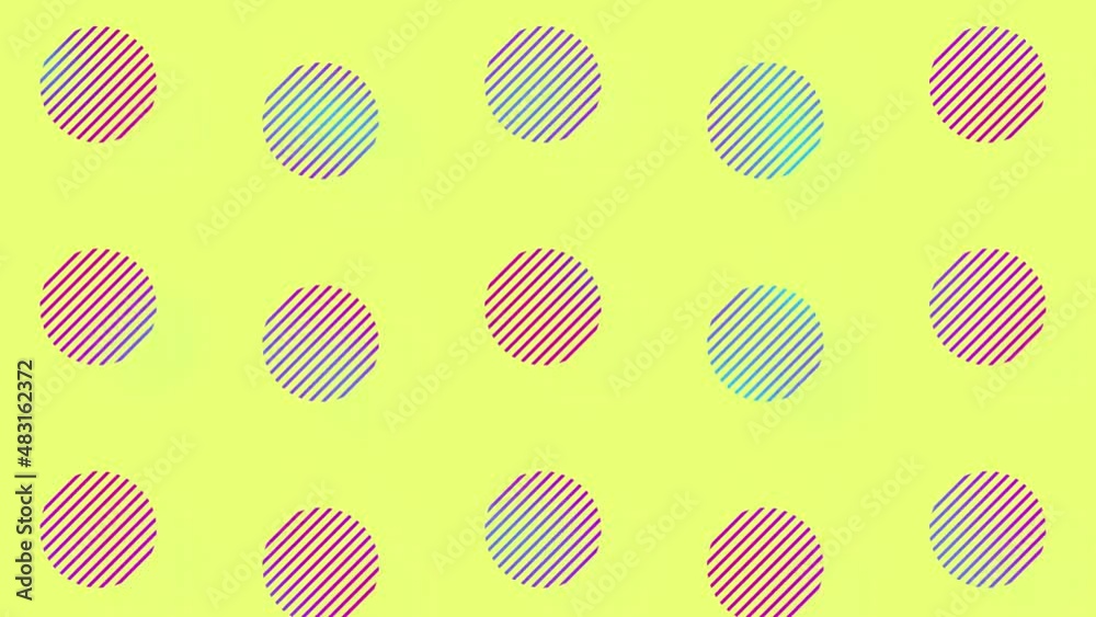 Aufkleber pattern of geometric shapes in vibrant gradient holographic neon colors. retro, memphis 80s 90s styl