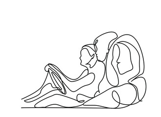 just a girl group traveling in the same car having fun