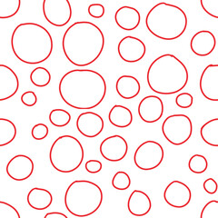 Polka Dot Pattern Freehand Drawn for party, anniversary, birthday. Design for banner, poster, card, invitation and scrapbook
