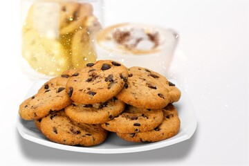 Cheerful Gingerbread Christmas Cookies on a desk