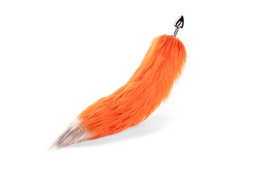 Steel Anal Plug with Soft Wild Fox Tail.