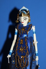  wayang mannequin doll dressed as a princess