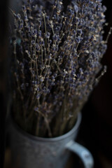lavender in a glass jar