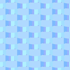 Vector - braided elements, colored seamless pattern.