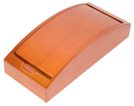 wooden pencil case closed