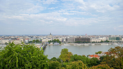 Fototapeta na wymiar Budapest is the capital of Hungary. A Journey into a Pandemic