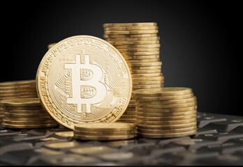 Clryptocurrency. Coins more popular in global business economics and financial markets.