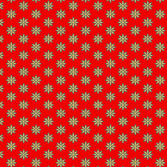 patrón de flores doradas