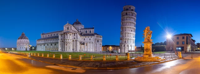 Keuken foto achterwand De scheve toren Leaning Tower of Pisa in Itay