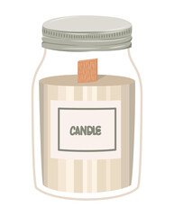 cute candle jar