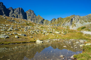 Hincova Valley in the Slovak High Tatra Mountains.