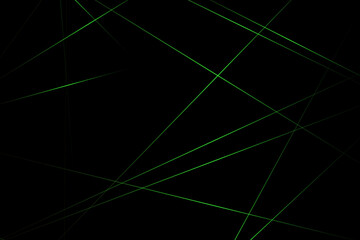 Abstract black with green lines, triangles background modern design. Vector illustration EPS 10.