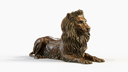 Lion on stone © Roman