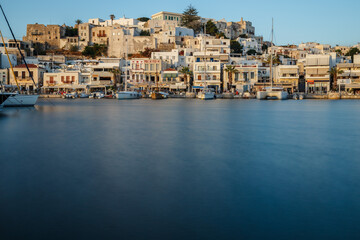 Fototapeta na wymiar Naxos island City