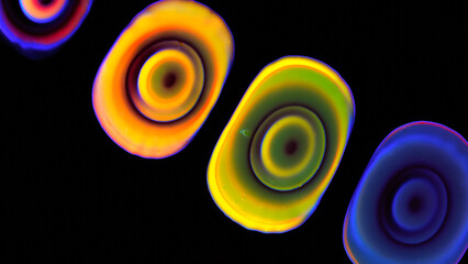Bright colorful abstractions