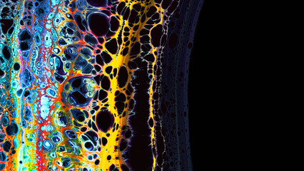 Bright colorful abstractions