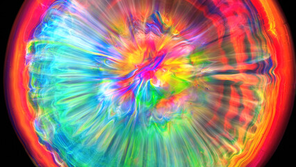 Bright colorful abstractions