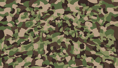 camouflage military seamless pattern. vector camouflage illutration. camouflage military texture background