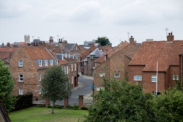 Fototapeta na wymiar Housing in the city of York, North Yorkshire