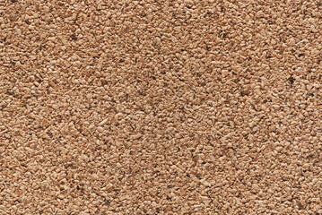 Texture of brown cork panel, background pattern.