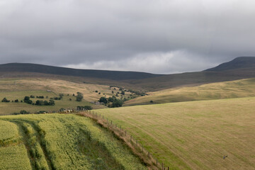 Peaks in the Yorkshire Dales, England