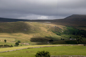 Peaks in the Yorkshire Dales, England