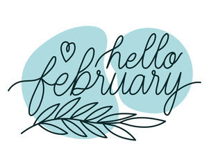 phrase of hello february © Grgroup