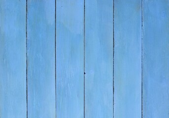 Naklejka premium Vintage blue wood background texture. blue painted wood wall