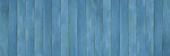 Old painted wooden wall. texture background painted blue