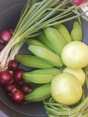 vegetables and fruits