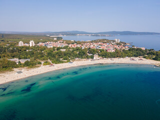 Aerial view of South Beach of town of Kiten, Bulgaria