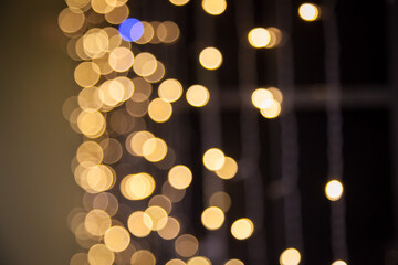 A drawing with blurred lights for use in the background.