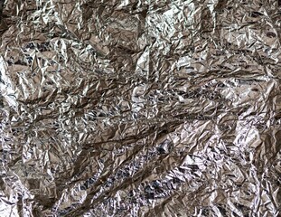 close up of a texture of a foil 