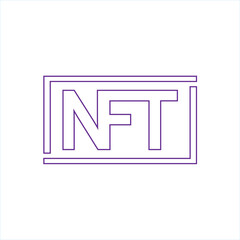 Isolated NFT icon Digital transaction concept Vector illustration