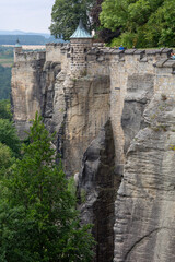 Old wall on top of the mountain