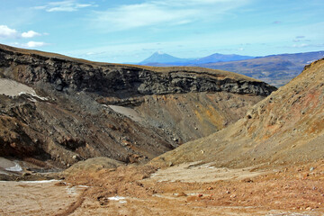 Rock massif in Kamchatka Peninsula, Russia