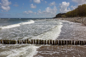 waves on the beach © Dariusz