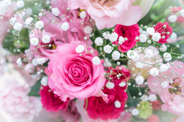 花束の写真。贈り物のイメージ。