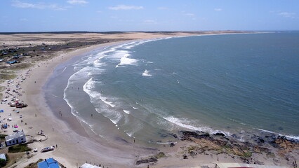 aerial view state Cabo Polonio - Uruguay 