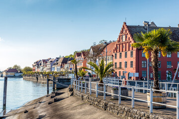 Promenade at lake constance, Bodensee, Meersburgbodensee